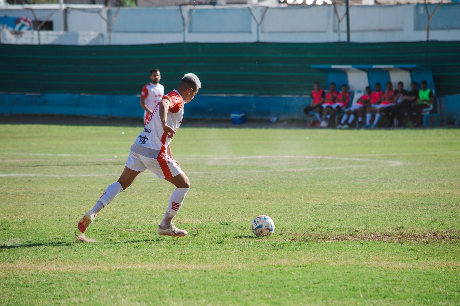 Jogadores em ação